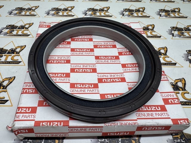 Сальник коленвала задний (ОРИГИНАЛ) на двигатель ISUZU 4HK1, 6HK1 (код: 02/801850) Сальник коленвала задний (ОРИГИНАЛ) на двигатель ISUZU 4HK1, 6HK1 (код: 02/801850)
