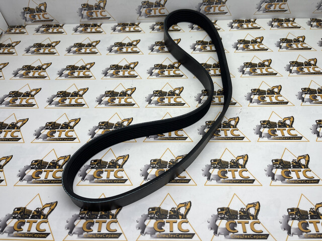 Ремень приводной для двигателя ISUZU на JCB JS 145-175, 7PK990 (код: 02/802540, 8973629260) Ремень приводной для двигателя ISUZU на JCB JS 145-175, 7PK990 (код: 02/802540, 8973629260)