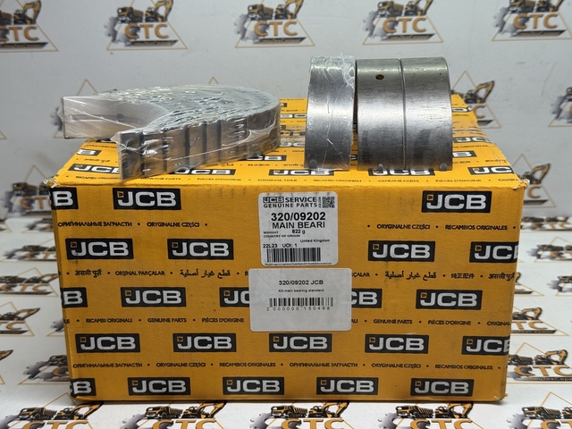 Вкладыши коренные ST стандарт (ОРИГИНАЛ) для двигателя DIESEL MAX на JCB (код: 320/09202) Вкладыши коренные ST стандарт (ОРИГИНАЛ) для двигателя DIESEL MAX на JCB (код: 320/09202)