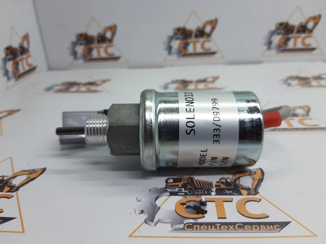 Соленоид остановки двигателя 24V на JCB (код: 333/D97799, 716/30297) Соленоид остановки двигателя 24V на JCB (код: 333/D97799, 716/30297)
