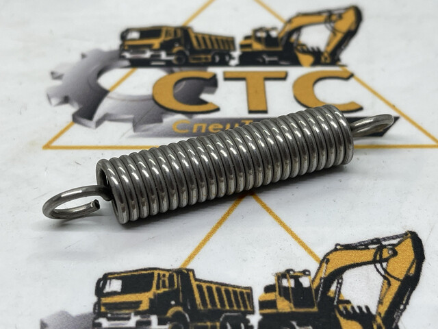 Пружина глушителя (выхлопной трубы) на JCB (код: 814/10177) Пружина глушителя (выхлопной трубы) на JCB (код: 814/10177)
