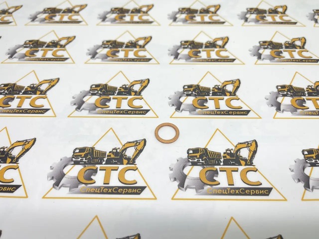 Шайба медная для трубки турбокомпрессора на JCB (код: 823/00372) Шайба медная для трубки турбокомпрессора на JCB (код: 823/00372)