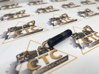 Шпилька крепления турбокомпрессора к глушителю для двигателя Diesel max на JCB ( код: 826/11384 )