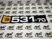 Етикетка (наліпка) 420х84 на телескопічний навантажувач JCB 531-70 (код: 333/P7816) Етикетка (наліпка) 420х84 на телескопічний навантажувач JCB 531-70 (код: 333/P7816)