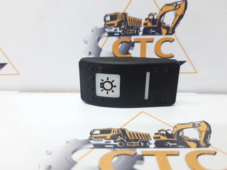 Клавиша (накладка) - переключатель на спецтехнику JCB 3CX, 4CX (код: 701/58824)