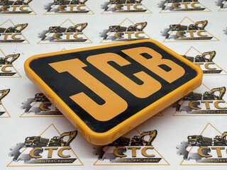 Табличка решетки радиатора на JCB (код: 817/17580, 817/04837)
