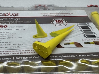 Заглушки (комплект) гідравлічних шлангів 20pcs MICRO : 1-10mm (код: 1-10)